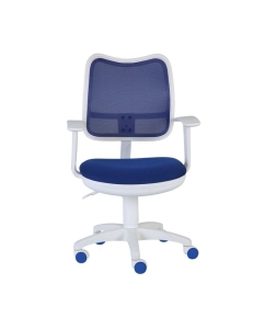 Купить Компьютерное кресло Бюрократ CH-W797/BL/TW-10, белый/синий  в E-mobi