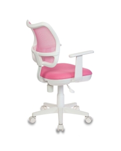 Купить Кресло детское Бюрократ Ch-W797, на колесиках, сетка/ткань, розовый [ch-w797/pk/tw-13a]  в E-mobi