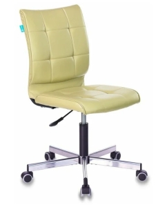 Купить Кресло Бюрократ CH-330M/GREEN без подлокотников зеленый Best 79 искусственная кожа крестов в E-mobi