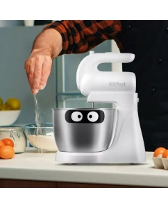 Купить Миксер Kitfort КТ-3446 белый  в E-mobi