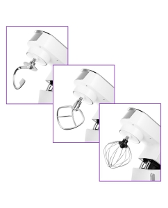 Купить Планетарный миксер Kitfort КТ-3436-2 белый  в E-mobi