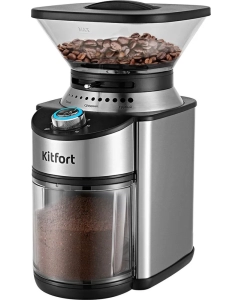 Купить Кофемолка Kitfort КТ-770 серебристый в E-mobi