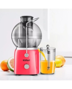 Купить Соковыжималка центробежная Kitfort КТ-1144-1 700 Вт красная  в E-mobi