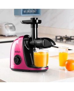 Купить Соковыжималка шнековая Kitfort КТ-1146-6 150 Вт розовый  в E-mobi