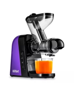 Купить Соковыжималка шнековая Kitfort КТ-1132 200 Вт фиолетовый в E-mobi