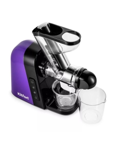 Купить Соковыжималка шнековая Kitfort КТ-1132 200 Вт фиолетовый  в E-mobi