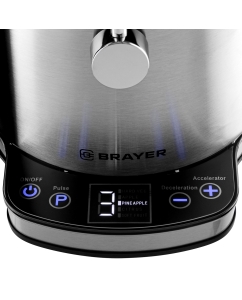 Купить Соковыжималка центробежная Brayer BR1709 800 Вт серебристый, серый, черный  в E-mobi