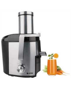Купить Соковыжималка центробежная VITEK VT-3667 silver/black в E-mobi