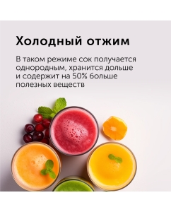 Купить Соковыжималка шнековая RED SOLUTION RJ-914S серая  в E-mobi