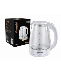 Купить Чайник электрический Eurostek EEK-2035 1.8 л прозрачный, белый  в E-mobi