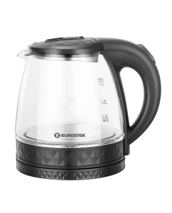 Купить Чайник электрический Eurostek EEK-2230 1.2 л прозрачный, черный в E-mobi