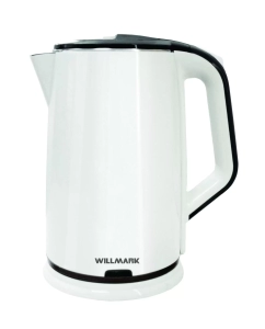 Купить Чайник электрический WILLMARK WEK-2012PS 2 л белый, черный в E-mobi