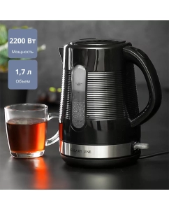 Купить Чайник электрический Galaxy GL 0225 1.7 л черный в E-mobi