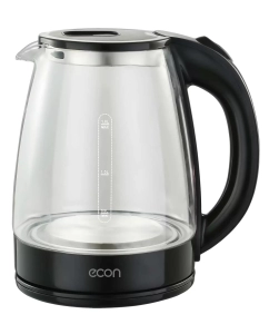 Купить Чайник электрический ECON ECO-1845KE 1.8 л черный, прозрачный в E-mobi