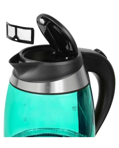 Купить Чайник электрический Starwind SKG2219 1.8л бирюзовый/черный  в E-mobi