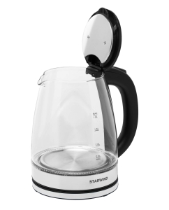 Купить Чайник электрический STARWIND SKG2050 1.8 л прозрачный, серебристый, черный, голубой  в E-mobi
