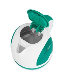 Купить Чайник электрический Kitfort КТ-6607-2 1 л зеленый, белый  в E-mobi