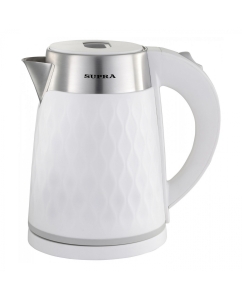 Купить Чайник электрический Supra KES-1798 1.7 л серебристый, белый в E-mobi