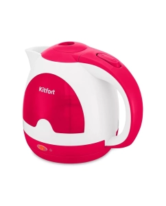 Купить Чайник электрический Kitfort КТ-6607-1 1 л розовый, белый в E-mobi