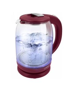 Купить Чайник электрический LUMME LU-142 2 л красный, прозрачный в E-mobi