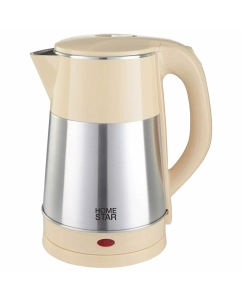 Купить Чайник электрический HomeStar HS-1055 2.3 л бежевый в E-mobi