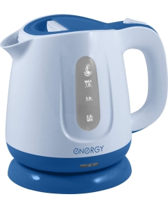 Купить Чайник электрический Energy E-234 1 л белый, синий в E-mobi