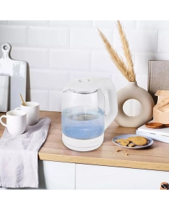 Купить Чайник электрический Kitfort КТ-6169 1.8 л белый  в E-mobi