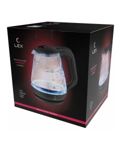 Купить Чайник электрический LEX LX 3003-1 1.2 л черный  в E-mobi