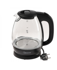 Купить Чайник электрический HomeStar HS-1012 1.7 л прозрачный, черный в E-mobi