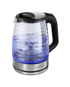 Купить Чайник электрический LUMME LU-165 2 л черный, серебристый, прозрачный в E-mobi