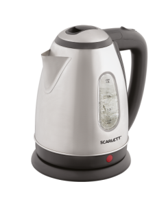 Купить Чайник электрический Scarlett SC-EK21S88 1.8 л серебристый, черный в E-mobi