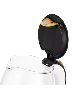 Купить Чайник электрический Kitfort КТ-6199 2 л прозрачный, черный  в E-mobi