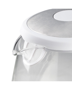 Купить Чайник электрический Galaxy GL0560 1.7 л белый, прозрачный, серебристый  в E-mobi