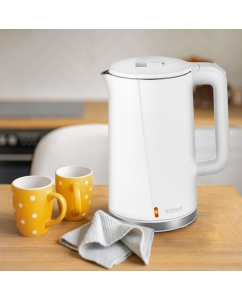 Купить Чайник электрический Kitfort КТ-6612-2 1.7 л белый  в E-mobi