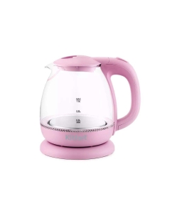 Купить Чайник электрический KITFORT КТ-653-2 1 л розовый, прозрачный  в E-mobi