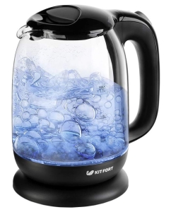 Купить Чайник электрический Kitfort KT-625-6 1.7 л черный  в E-mobi