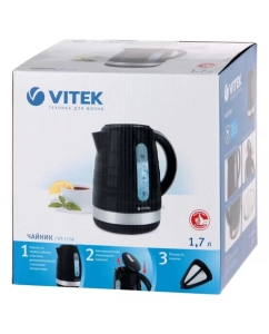 Купить Чайник электрический VITEK VT-1174 1.7 л черный  в E-mobi