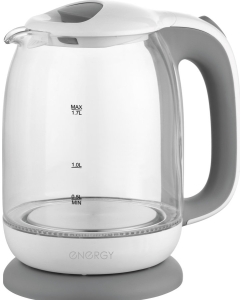 Купить Чайник электрический Energy E-281 1.7 л белый, серый, прозрачный в E-mobi