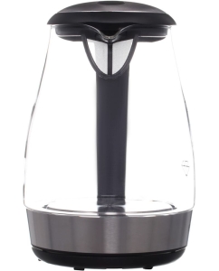 Купить Чайник электрический HYUNDAI HYK-G2030 1.7 л прозрачный, черный, серебристый  в E-mobi