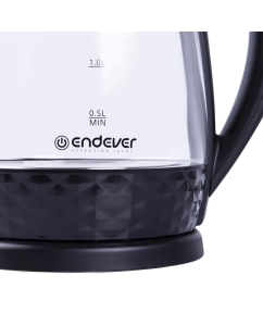 Купить Чайник электрический Endever Skyline KR-337G 1.8 л черный  в E-mobi