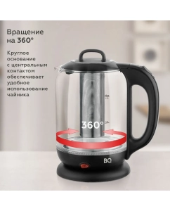 Купить Чайник электрический BQ KT1701G черный  в E-mobi