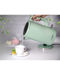 Купить Чайник электрический Oursson EK1731W 1.7 л зеленый  в E-mobi