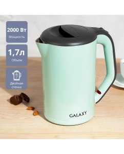 Купить Чайник электрический Galaxy Line GL0330 1.7 л зеленый в E-mobi