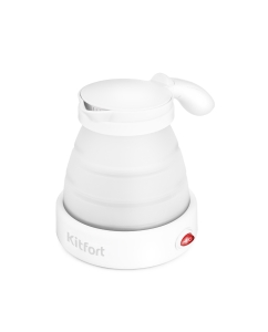 Купить Чайник электрический Kitfort KT-667 0.6 л белый в E-mobi