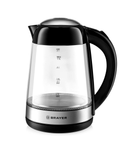 Купить Чайник электрический Brayer BR1012BK 1.7 л черный  в E-mobi