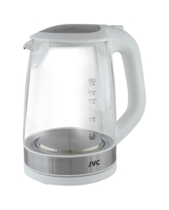 Купить Чайник электрический JVC JK-KE2005 2 л белый, серебристый в E-mobi