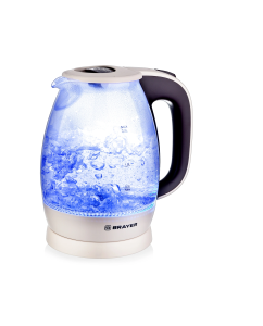 Купить Чайник электрический Brayer BR1045BN 1.8 л бежевый, прозрачный в E-mobi