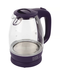 Купить Чайник электрический HomeStar HS-1012 1.7 л фиолетовый, прозрачный в E-mobi