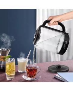 Купить Чайник электрический Kitfort КТ-6156 1.5 л черный  в E-mobi