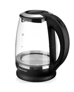 Купить Чайник электрический Brayer BR1044BK 2 л черный, прозрачный  в E-mobi